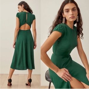 Emerald Reformation Gavin Dress